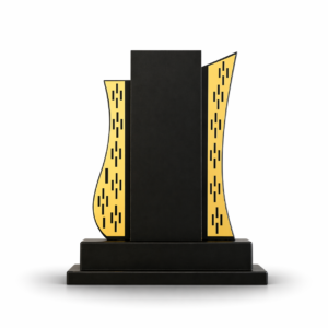 Modern Crest Wooden Memento
