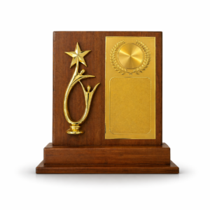 Classic Star Wooden Plaque