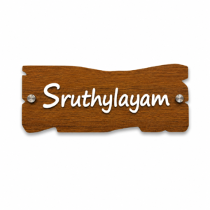 Acrylic House Name Board