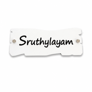 Acrylic House Name Board